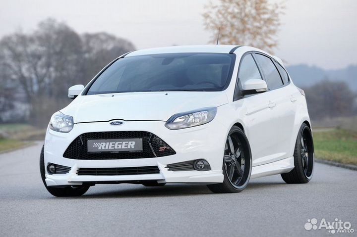 Ford Focus ST 11-14 Накладка на передний бампер