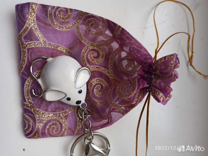 Брелок мышка мышь подарок