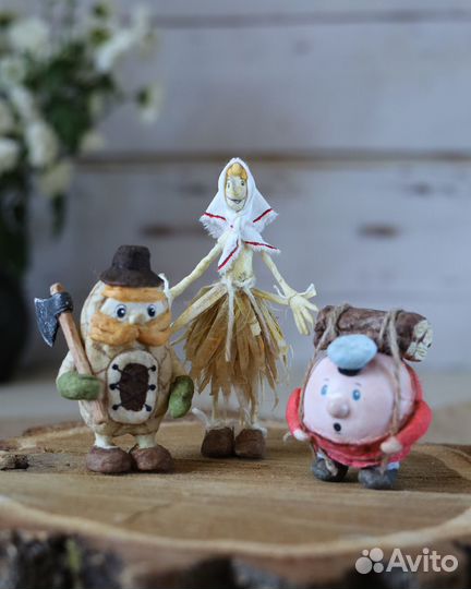 Елочные игрушки Пузырь, Соломинка и Лапоть