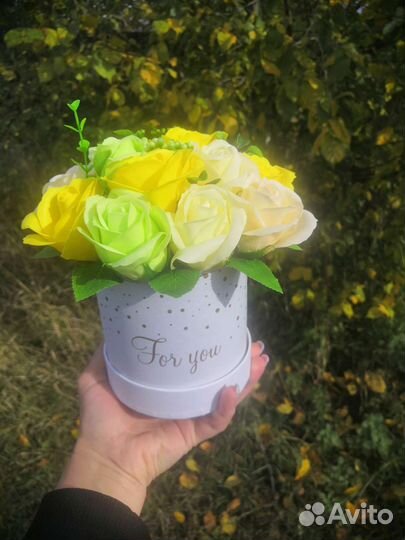 Мыльные розы букеты