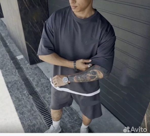Шорты мужские + футболка спортивный костюм