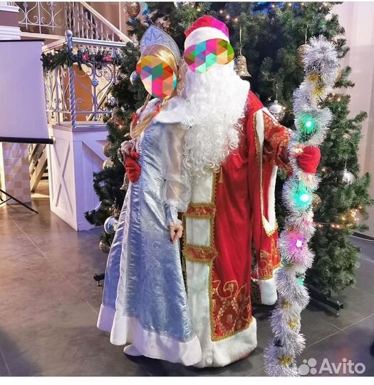 Костюм деда мороза и снегурочки