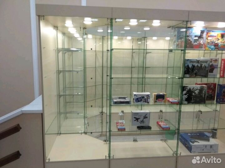 Витрины и прилавки из стекла и лдсп