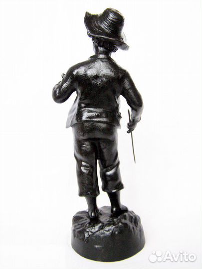 Том Сойер рыбак. Каслинское литье Куса 1980 г СССР