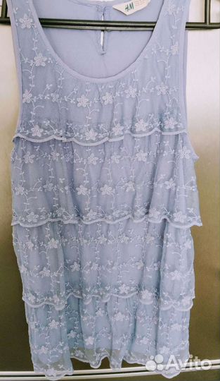 Нарядная кружевная майка H&M