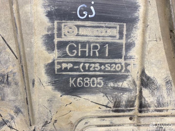 Защита днища правая Mazda Mazda6 GJ 2013-2021