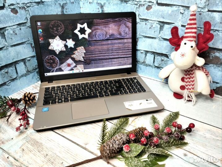 Мощный asus 4 ядра/ RAM 4/ SSD