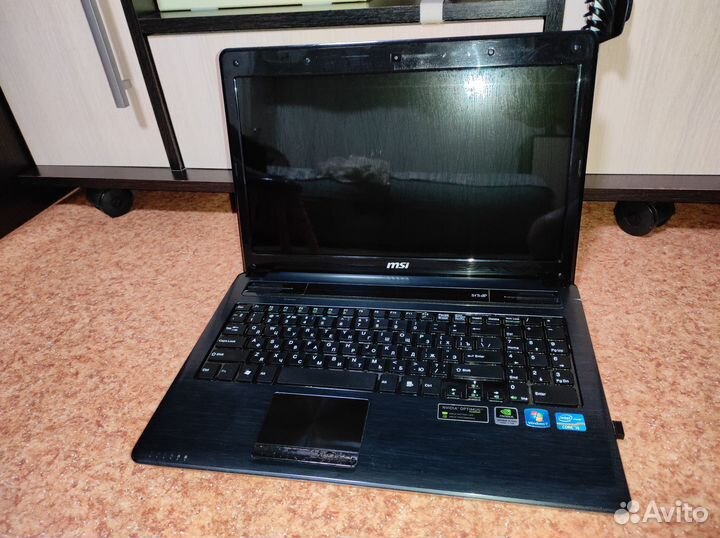 Ноутбук msi cx640 Intel core i7 2760QM