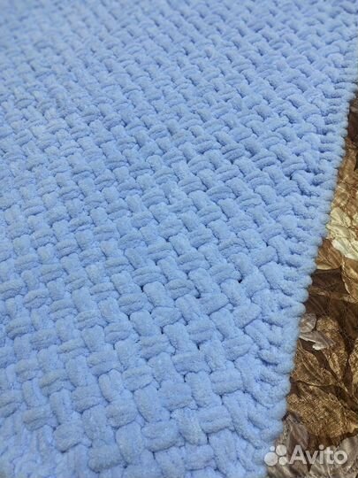 Плед детский вязаный ручная работа