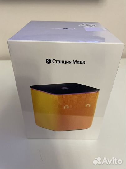 Яндекс станция миди с zigbee, оранжевая, новая