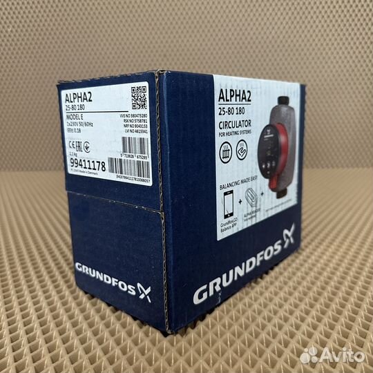 Насос Grundfos Alpha 2 25-80-180 99420015