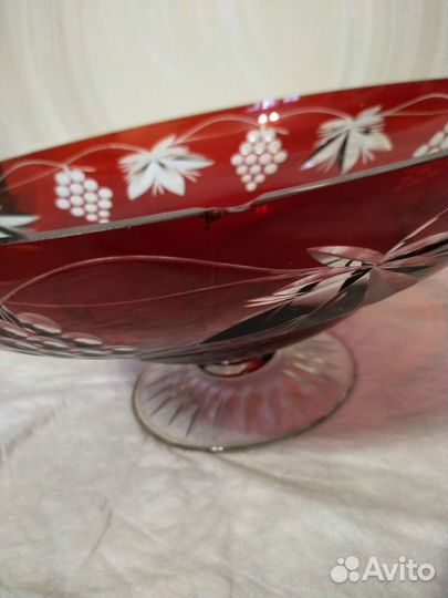 Рубиновое красное стекло СССР