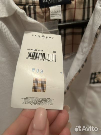 Футболка поло burberry