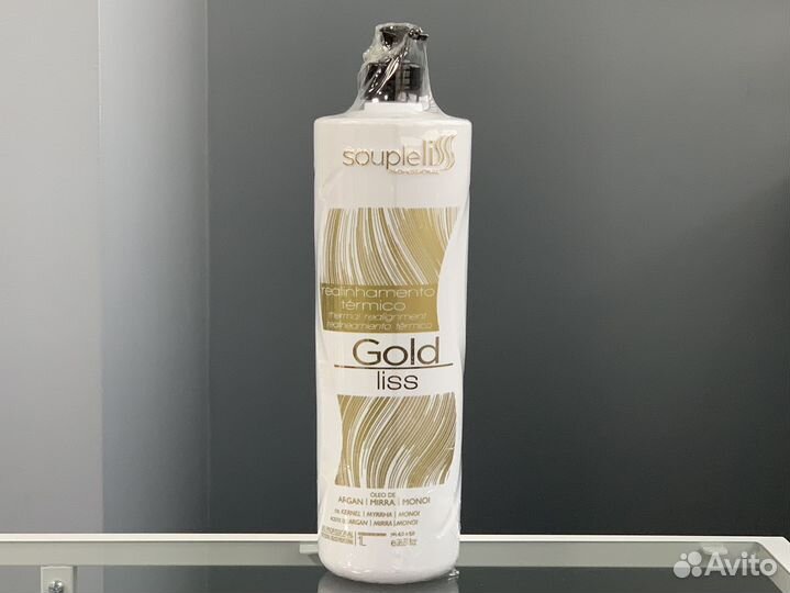 Сильный кератин Soupleliss Gold Liss, шаг 2