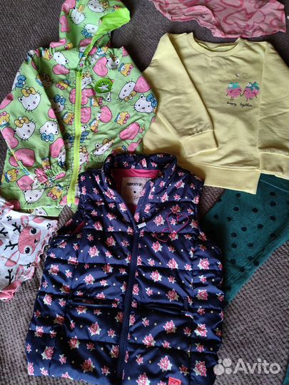 Детские вещи пакетом на девочку 104