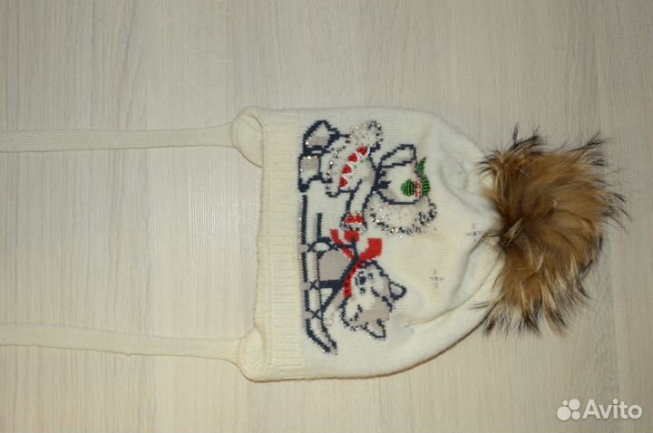 Зимняя шапка для девочки