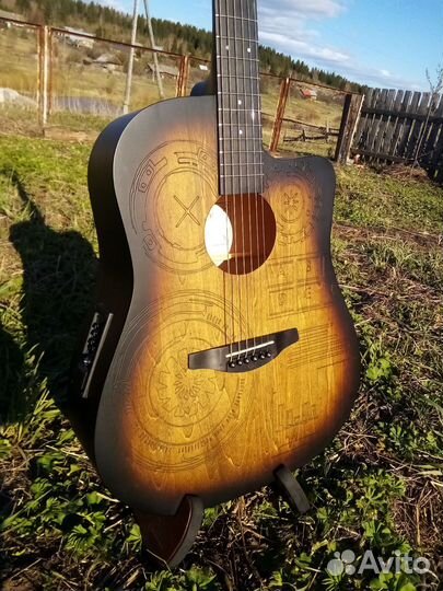 Электроакустическая гитара новая