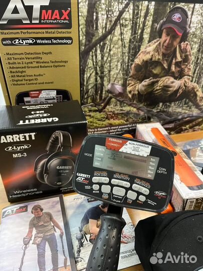 Металлоискатель Garrett AT Max+пинпоинтер+наушники