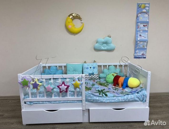 Кровать подростковая 160 на 80 с ящиками