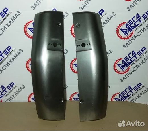 Обтекатели Камаз нового образца не крашенные (к-т)