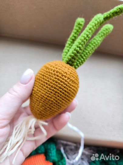 Игрушки ручной работы Овощное лукошко