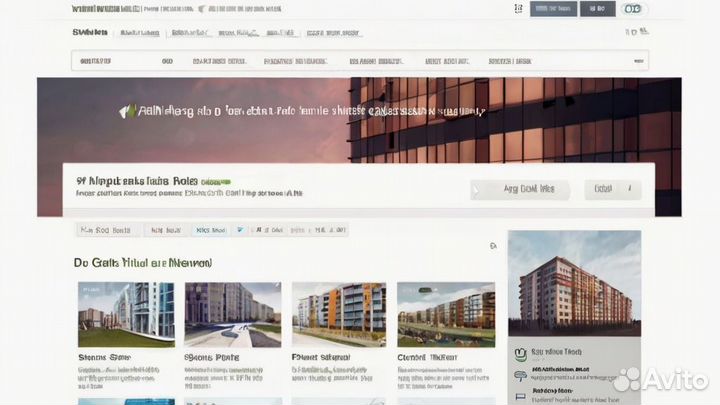 Создание сайта с каталогом новостроек