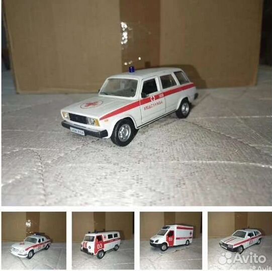 Модельки машин скорой помощи