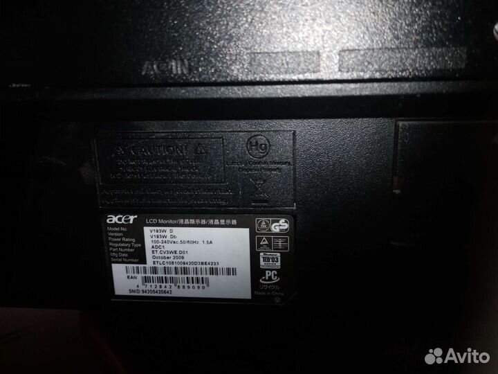 Монитор Acer 19