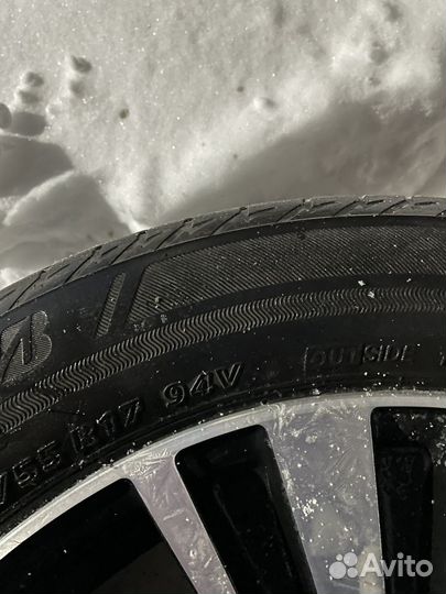 Летние колеса в сборе Kia 215/55 R17