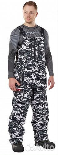 Мотштаны мужские DragonFly Expedition чб