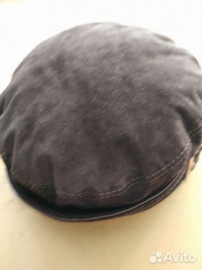 Шапка женская натуральная кожа замша