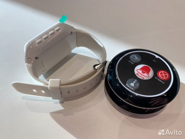 Кнопки вызова для официанта + часы