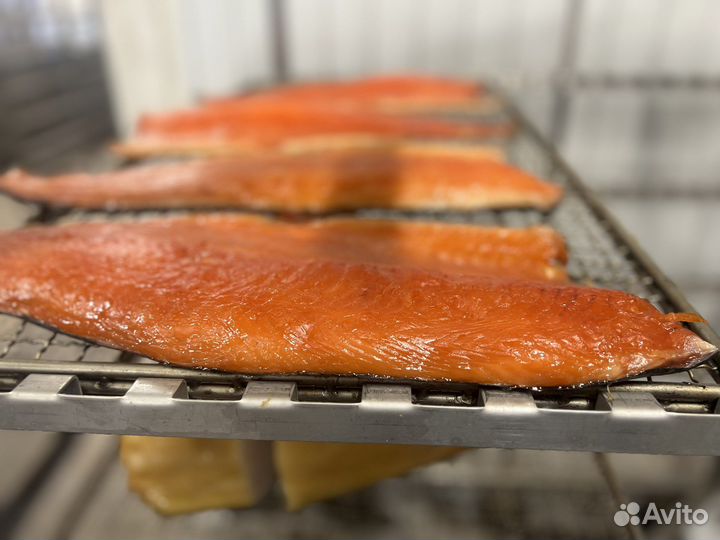 Форель горячего копчения филе