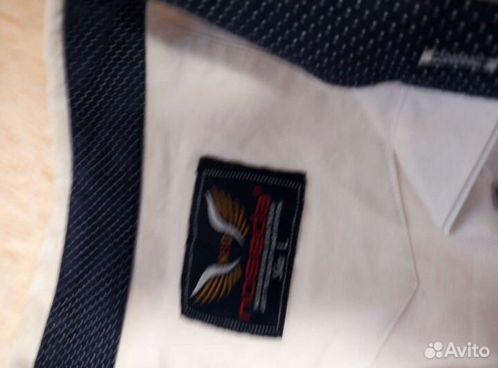 Рубашка на крупного мальчика на кнопках