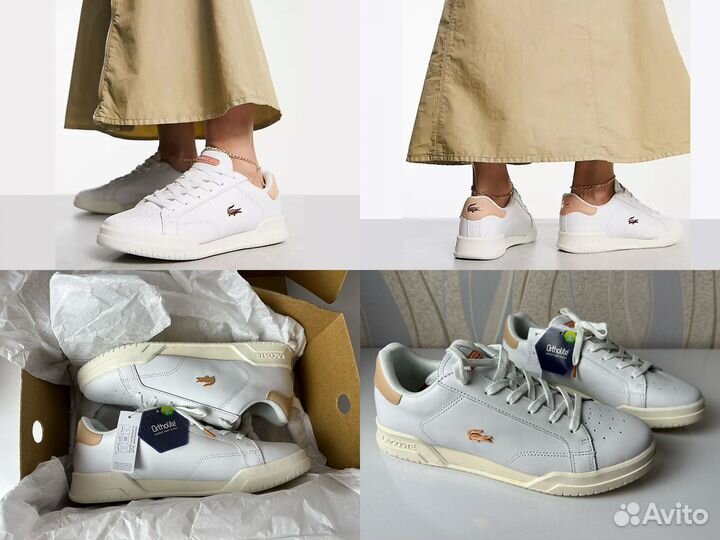 Lacoste T-clip Trainers Оригинал Новые