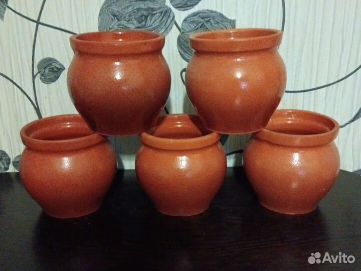 Жульен с ручкой и горшочки