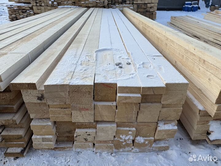 Доска обрезная 50х150х6000 ель