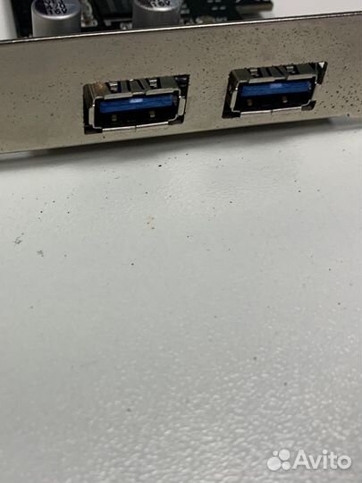 Плата PCI с 2xUSB 3.0 и доп. питанием