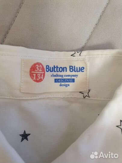 Блузка Button blue, р.134, б/у 2 раза, в отл.сост