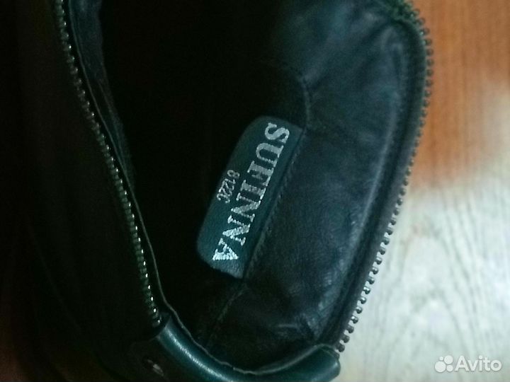 Полусапоги натуральная кожа