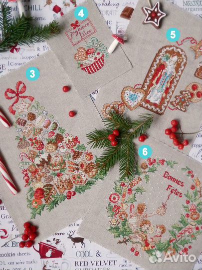 Схемы вышивки: Новый год, Рождество