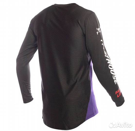 Джерси Fasthouse Elrod Evoke Jersey - Black/Purple