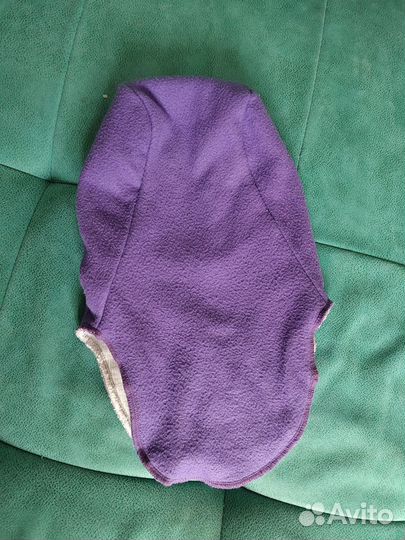 Шапка шлем для девочки зима 1 год