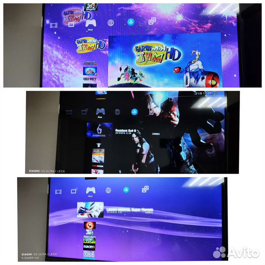 PS3 Super slim(500GB) 60+Игр/Прошитая/2 Геймпада