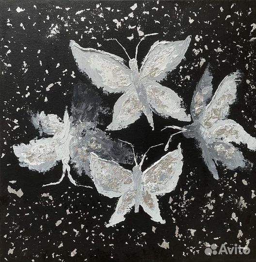 Картина акрилом «Свет во тьме»