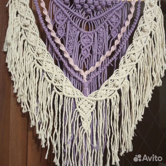 Настенное панно макраме