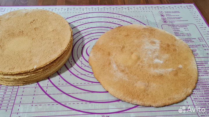 Медовые коржи