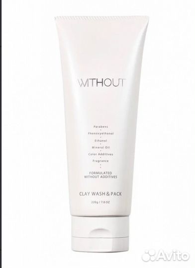 Гель-маска Without Clay wash & pack пробник