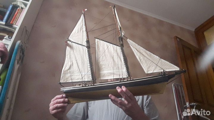 Модель корабля. Марсельная шхуна 