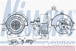 Вентилятор салона Opel Zafira B